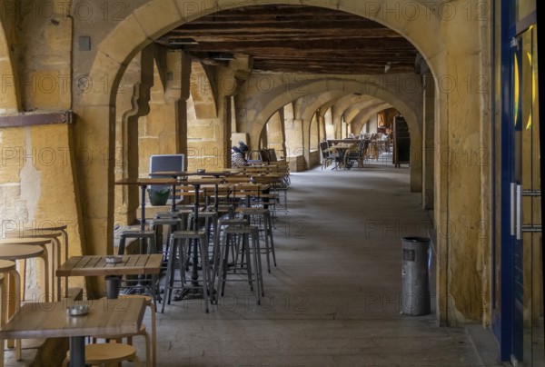 Impression around Place Saint-Louis in Metz, the capital city in the Lorraine region of France
