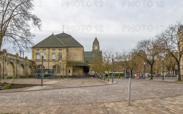 Impression of a city named Metz, located in the Lorraine region in France at winter time
