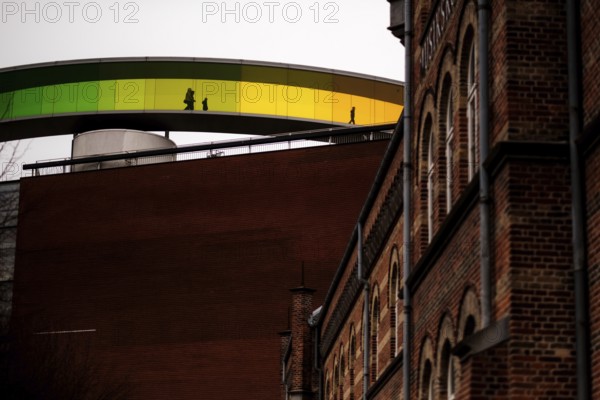 The ARoS Aarhus Art Museum with its distinctive Rainbow Panorama permanent art installation, in Aarhus, Denmark, Northern Europe