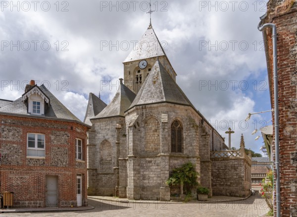 Scenery around Veules-les-Roses, a commune in the Seine-Maritime department in the Normandy region in northern France