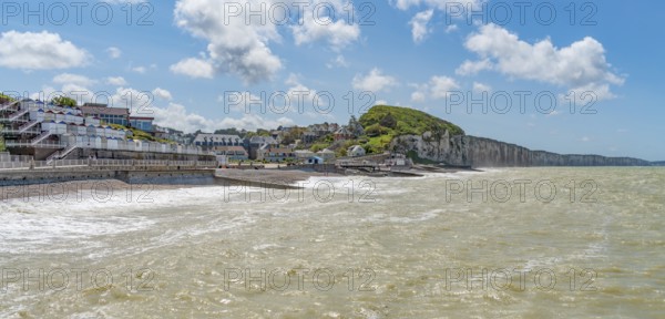 Scenery around Veules-les-Roses, a commune in the Seine-Maritime department in the Normandy region in northern France