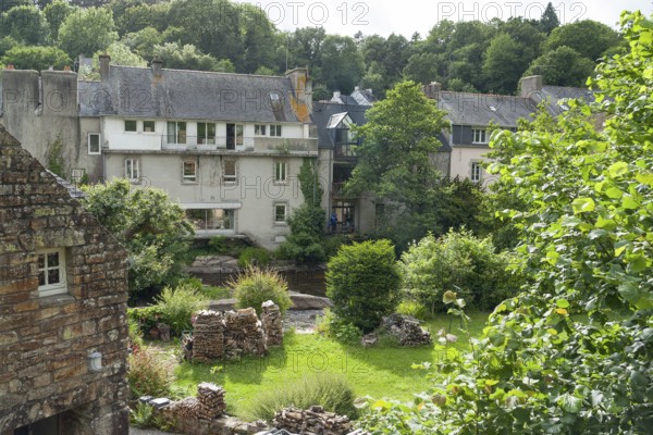 Idyllic scenery at Pont-Aven, a commune in the Finistere department of Brittany in northwestern France