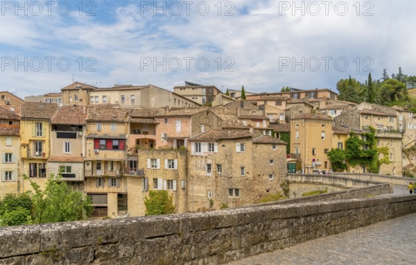 Scenery around Vaison-la-Romaine, a town in the Vaucluse department in the Provence region in southeastern France