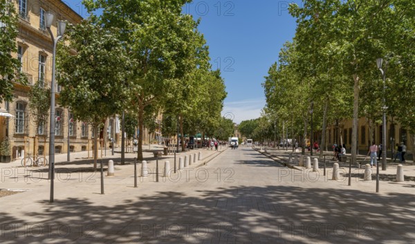 Impression of Aix-en-Provence, a city and commune in the Provence region of southern France