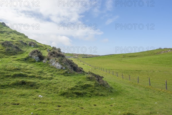 Peaceful rural scenery around Connemara, a district in Ireland