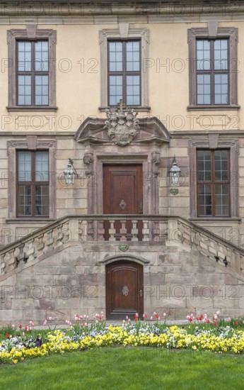 Historic building named Stadtschloss in Fulda, a city in Hesse, Germany