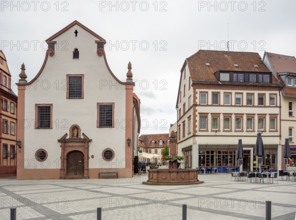 City view of Tauberbischofsheim, a town in Southern Germany