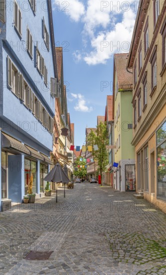 Sunny scenery in Öhringen, a town in the Hohenlohe district in Southern Germany