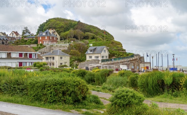 Scenery around Veules-les-Roses, a commune in the Seine-Maritime department in the Normandy region in northern France
