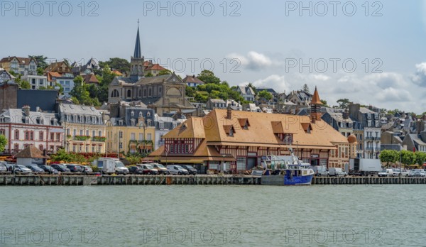 Impression of Trouville-sur-Mer, a city in the Calvados department in the Normandy region in northwestern France