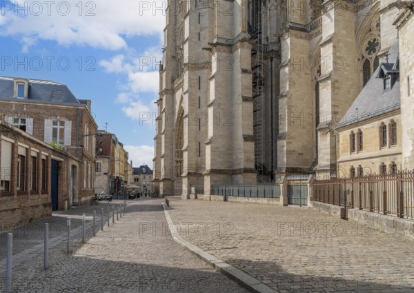 Impression of Amiens, a city and commune in northern France. It is the capital of the Somme department in the region of Hauts-de-France