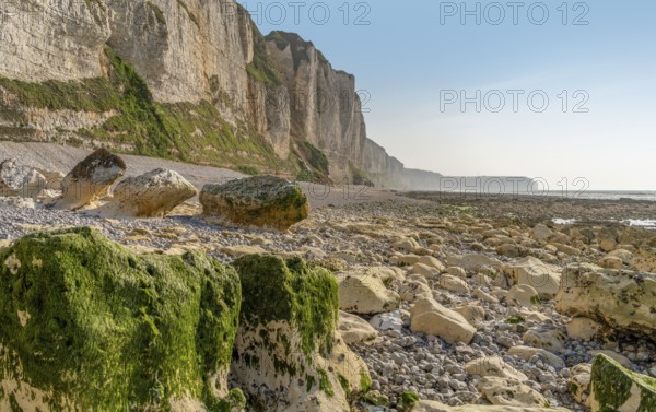 Coastal scenery around Saint Leonard, a commune in the Seine-Maritime department in the Normandy region in northern France