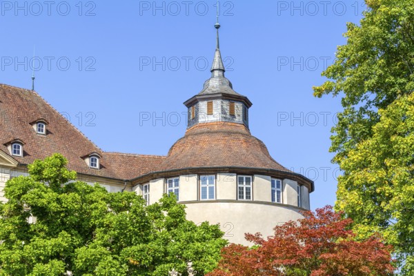 Tower at Langenburg castle in Southern Germany