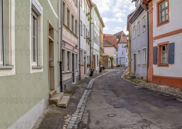 Idyllic scenery in Bamberg, a town in Upper Franconia, Germany