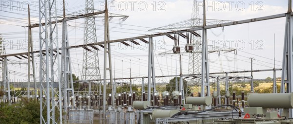 Detail of a electrical substation in Southern Germany