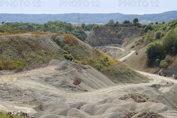 Sunny stone pit scenery in Southern Germany