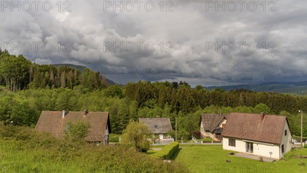 Scenery around Saulxures, a commune in the Bas-Rhin department in Grand Est in north-eastern France