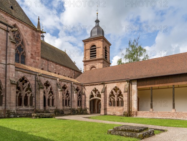 Cross-coat at Saint-Die Cathedral in Saint-Die-des-Vosges, a commune in the Vosges department, Grand Est, northeastern France
