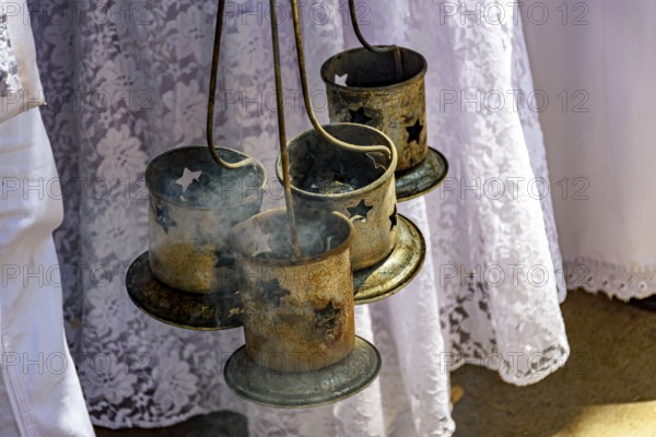 Smokers traditionally used in ceremonies and festivals of the Afro-Brazilian religions Umbanda and Candomble for purification