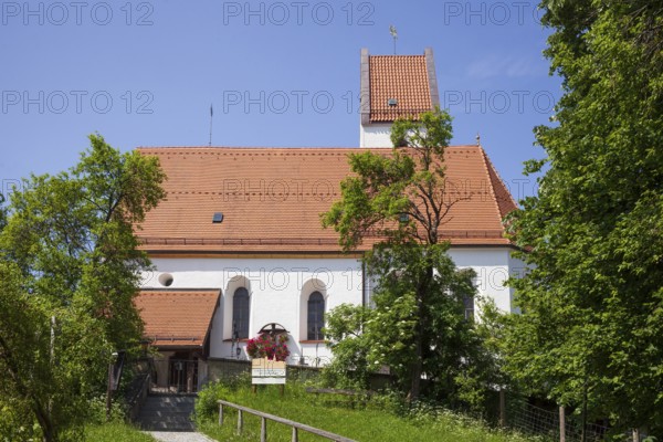 Church of St. Ägidius and Nikolaus, Grainbach, Samerberg, Chiemgau, Upper Bavaria, Bavaria, Germany