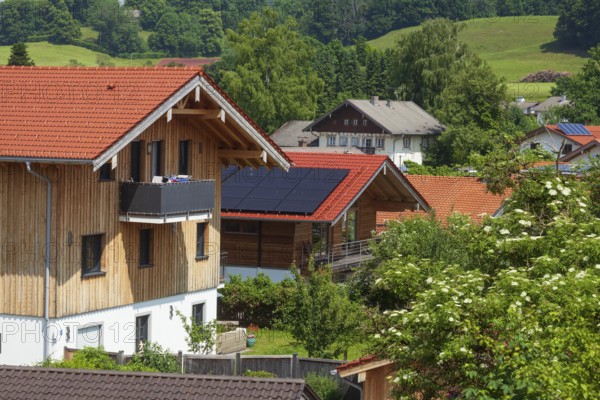 Residential building, Grainbach, Samerberg, Chiemgau, Upper Bavaria, Bavaria, Germany