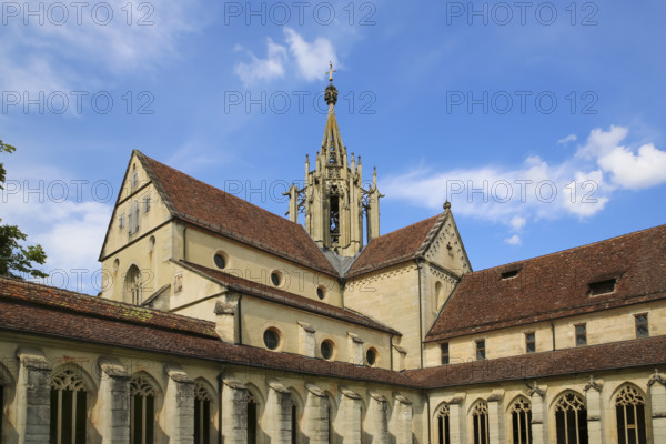 Bebenhausen Monastery, sacred building, historical building, architecture, former Cistercian abbey, medieval monastery, monastery church, listed building, Bebenhausen district of the university town of Tübingen, Schönbuch, Baden-Württemberg, Germany