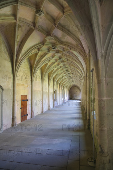 Bebenhausen Monastery, Gothic cloister, sacred building, historic building, architecture, former Cistercian abbey, medieval monastery, listed building, Bebenhausen district of the university town of Tübingen, Schönbuch, Baden-Württemberg, Germany