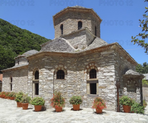 Evangelistria Monastery located at Skiathos which is one of the greek Sporades islands
