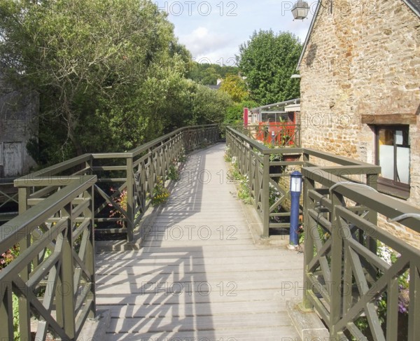 Idyllic scenery at Pont-Aven, a commune in the Finistere department of Brittany in northwestern France