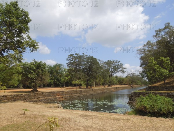 Sunny impression around Sigiriya, a ancient palace located in the central Matale district in Sri Lanka