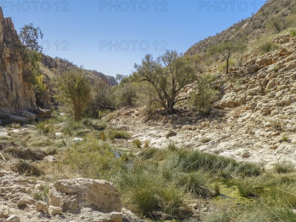 Rocky scenery seen in Namibia