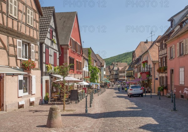 Idyllic scenery in Kaysersberg, a city in Alsace, France