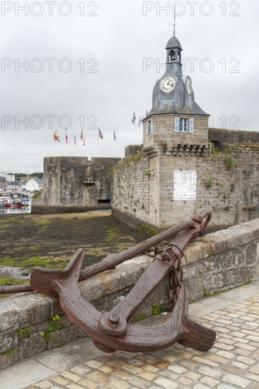 Town named Concarneau in the Finistere department of Brittany in France
