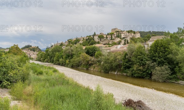 Scenery around Vaison-la-Romaine, a town in the Vaucluse department in the Provence region in southeastern France