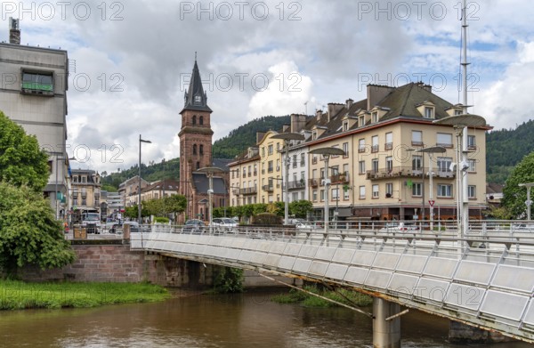 Impression of Saint-Die-des-Vosges, a commune in the Vosges department, Grand Est, northeastern France