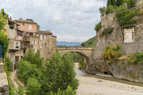 Scenery around Vaison-la-Romaine, a town in the Vaucluse department in the Provence region in southeastern France