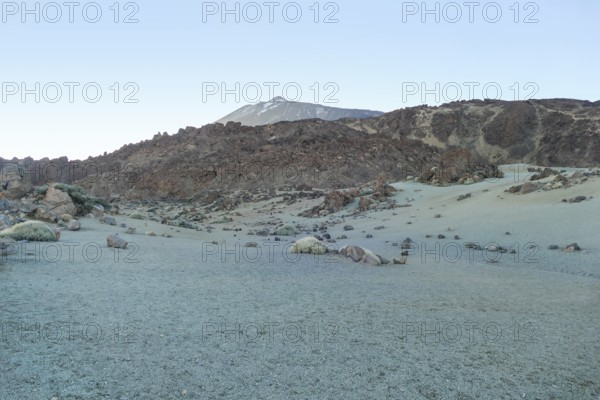 Evening scenery around the Teide National Park at Tenerife, Canary Islands, Spain