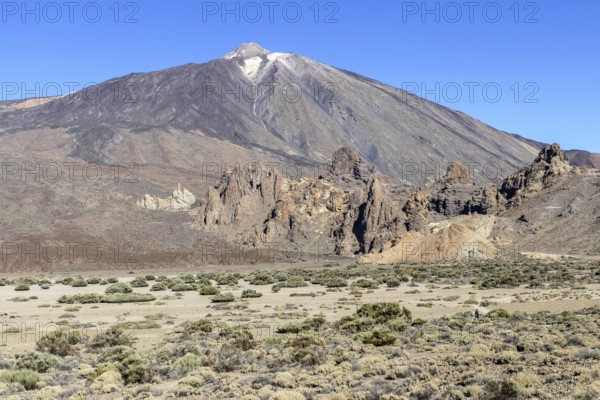 Scenery around Pico del Teide at Teide National Park in Tenerife, Canary Islands, Spain