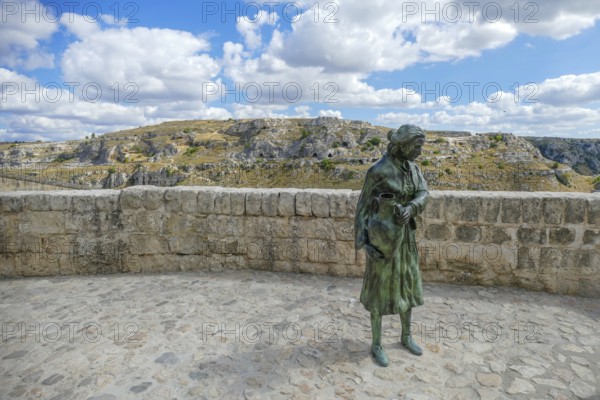 Impression around Matera in the region of Basilicata in Southern Italy