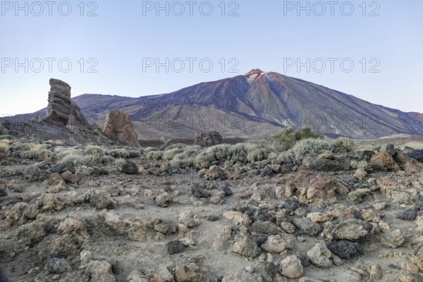 Scenery around Pico del Teide at Teide National Park in Tenerife, Canary Islands, Spain