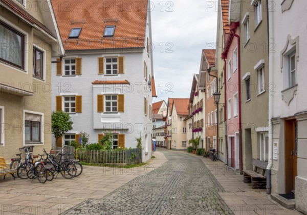 Scenery around Fuessen, a town in the Ostallgaeu district in Bavaria, Germany