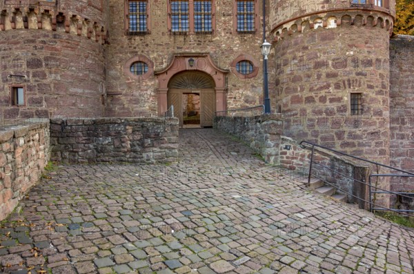 Entrance of the Wertheim Castle in Southern Germany