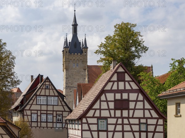 Impression of Bad Wimpfen, a historic spa town in the district of Heilbronn in the Baden-Wuerttemberg region of southern Germany