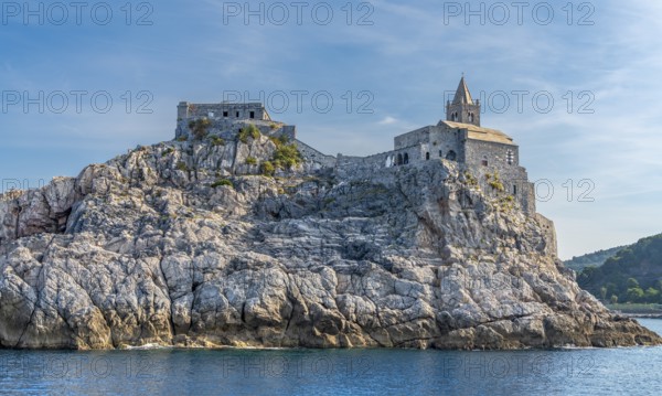 San Pietro in Porto Venere, a town at a coastal area in the province of La Spezia in Liguria, located in the northwest of Italy