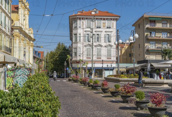 Impression around Sanremo, a city and comune on the mediterranean coast of Liguria in northwestern Italy