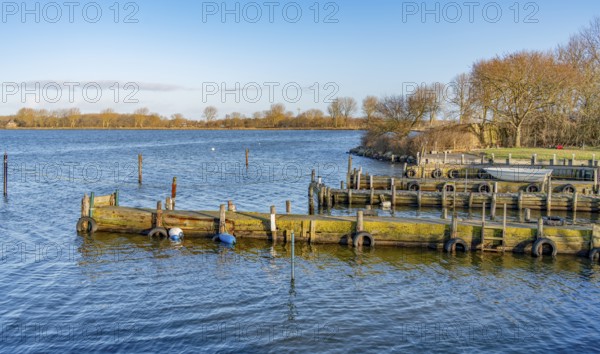 Scenery around Maasholm, a municipality in Schleswig-Holstein, Northern Germany