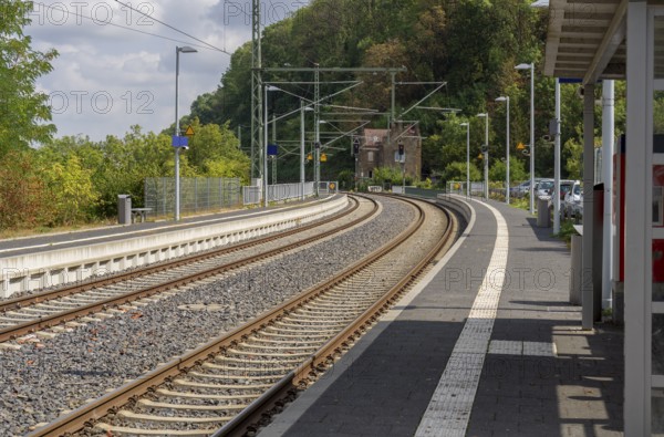 Bad Wimpfen station in Bad Wimpfen, a historic spa town in the district of Heilbronn in the Baden-Wuerttemberg region of southern Germany