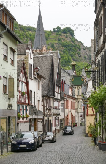 Impression of Bacharach at the Middle Rhine in southern Germany