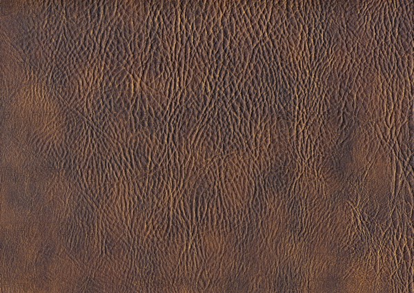A full frame abstract brown leather background