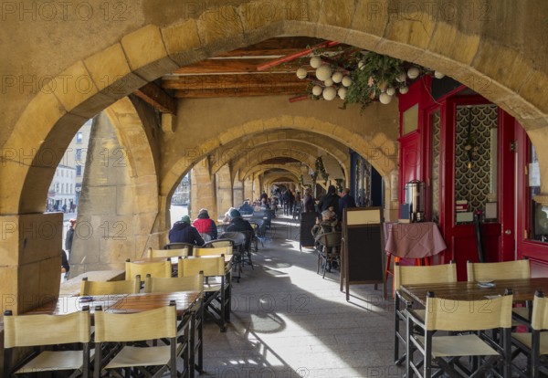 Impression around Place Saint-Louis in Metz, the capital city in the Lorraine region of France